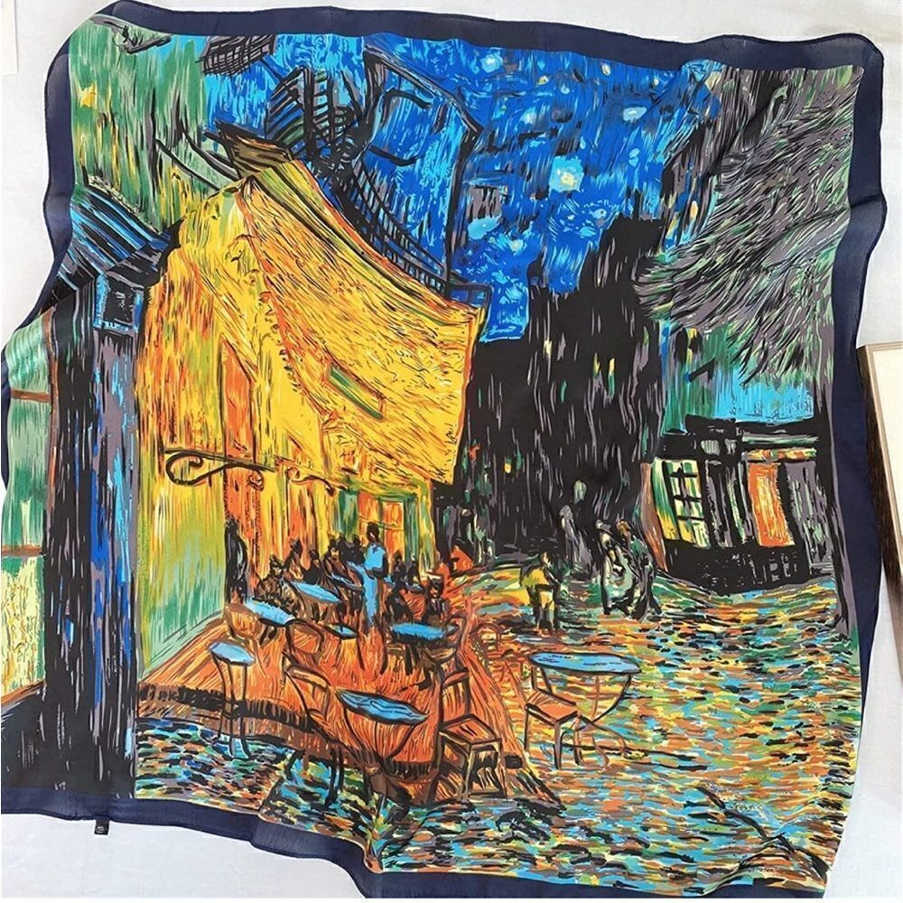 Street Art Silky Scarf  - Picture 2 of 4